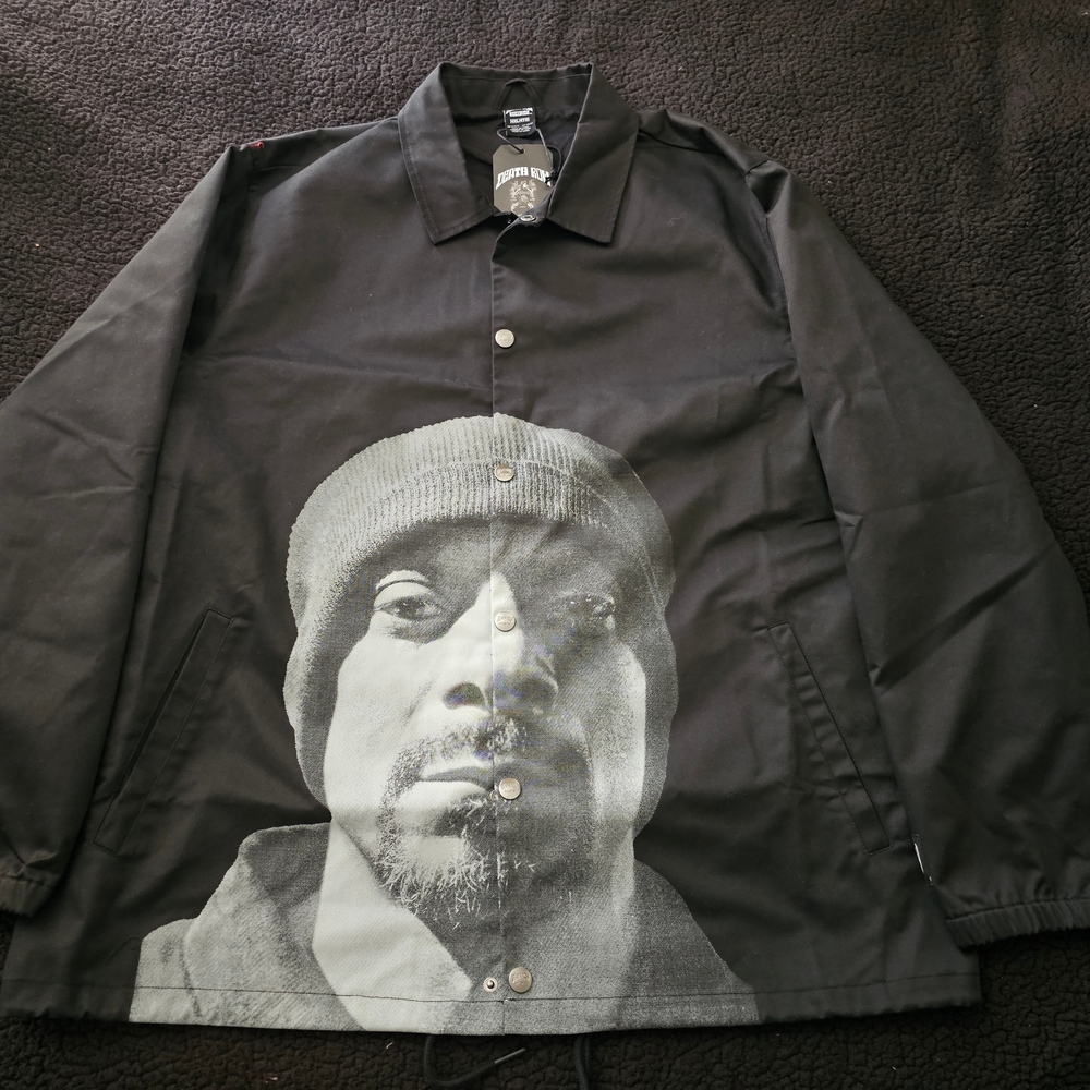 Death Row Records Brand - Snoop Dogg Button Down Jacket Mens Size 4XL